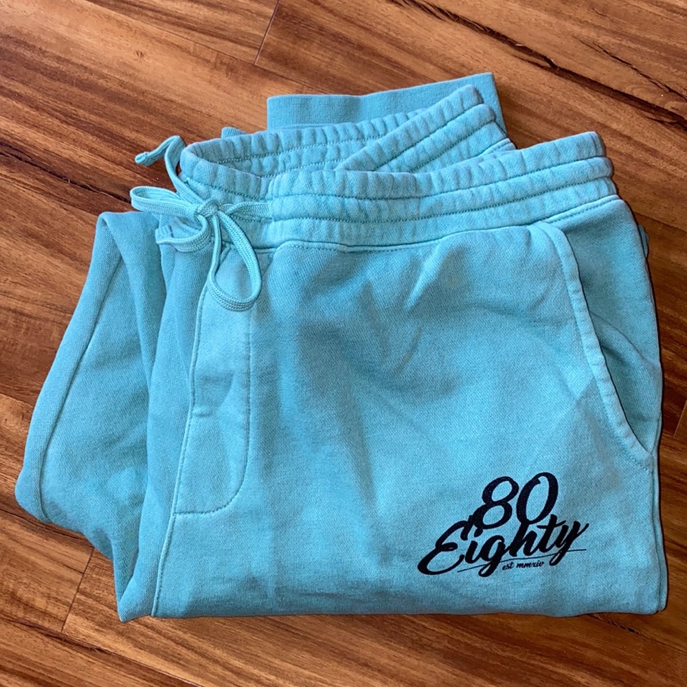80 Eighty Independent Teal Dyed Fleece Pant 2XL